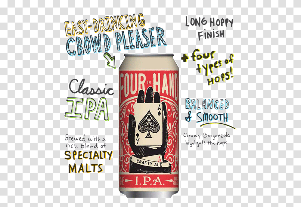 Four In Hand Ipa World Brews, Flyer, Poster, Paper, Advertisement Transparent Png