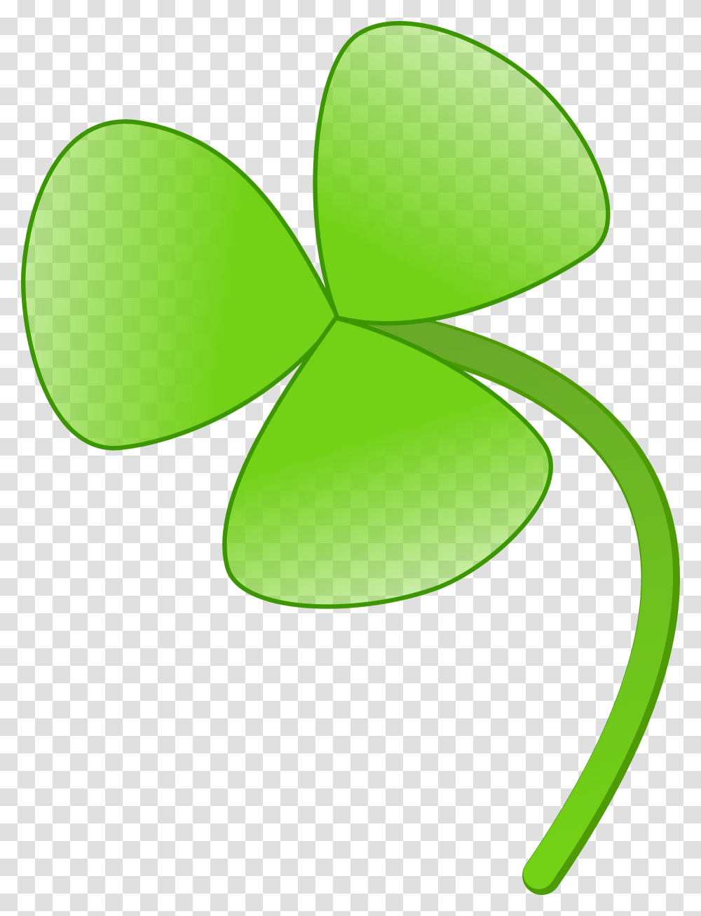 Four Leaf Clover Clipart Vector Clip Art Online Royalty Flower With Three Leaves, Green, Plant, Logo Transparent Png