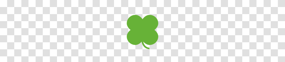 Four Leaf Clover Emoji On Microsoft Windows, Tennis Ball, Sport, Sports, Plant Transparent Png