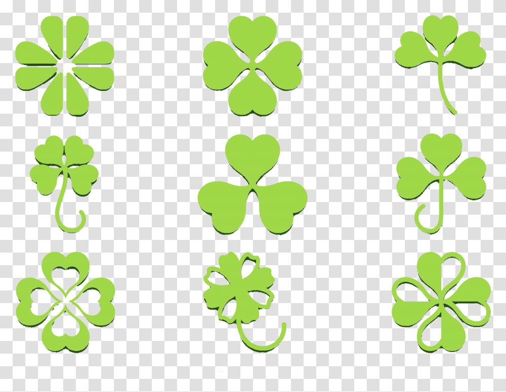 Four Leaf Clover Icon Icon, Floral Design, Pattern Transparent Png