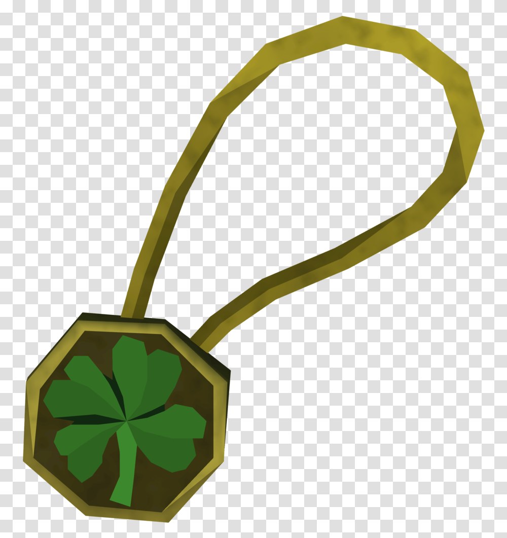 Four Leaf Clover Necklace Runescape Wiki Fandom Three Leave Clover Amulett, Plant, Fruit, Food, Flower Transparent Png