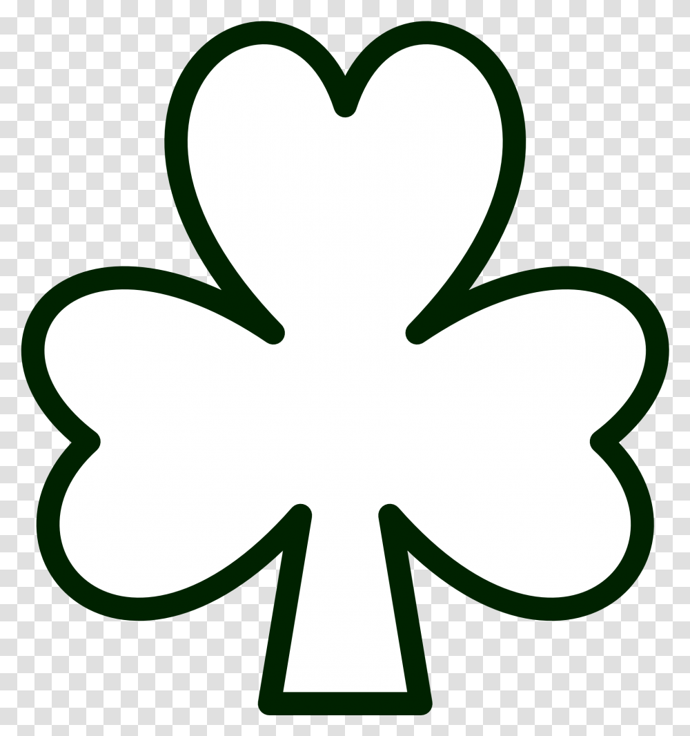 Four Leaf Clover Outline Free Download Saint Day Drawings, Axe, Tool, Symbol, Stencil Transparent Png