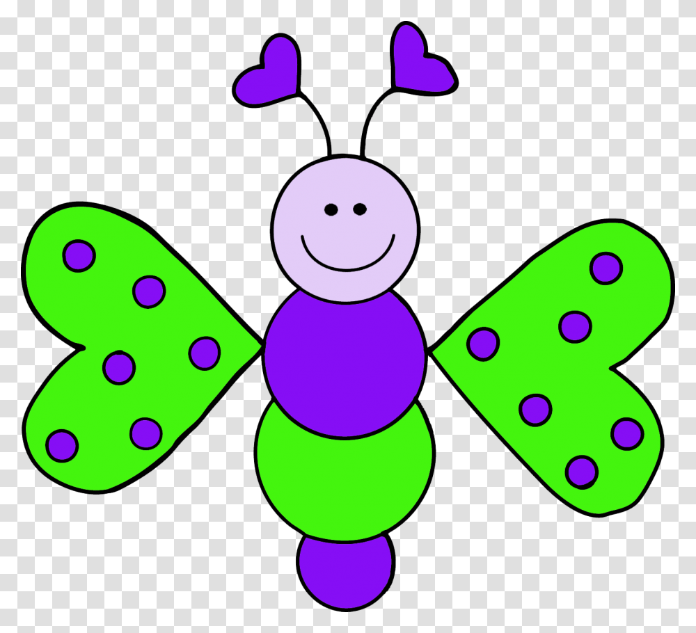 Four Love Bug Butterflies Free Clip Art, Light, Rattle, Egg, Food Transparent Png