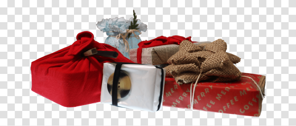 Four Of The Nine Gift Wrapping Alternatives Are Presented Gift Wrapping, Apparel, Plant, Footwear Transparent Png