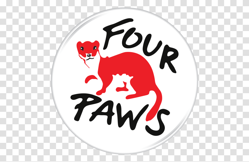 Four Paws Four Paws International Logo, Label, Sticker Transparent Png