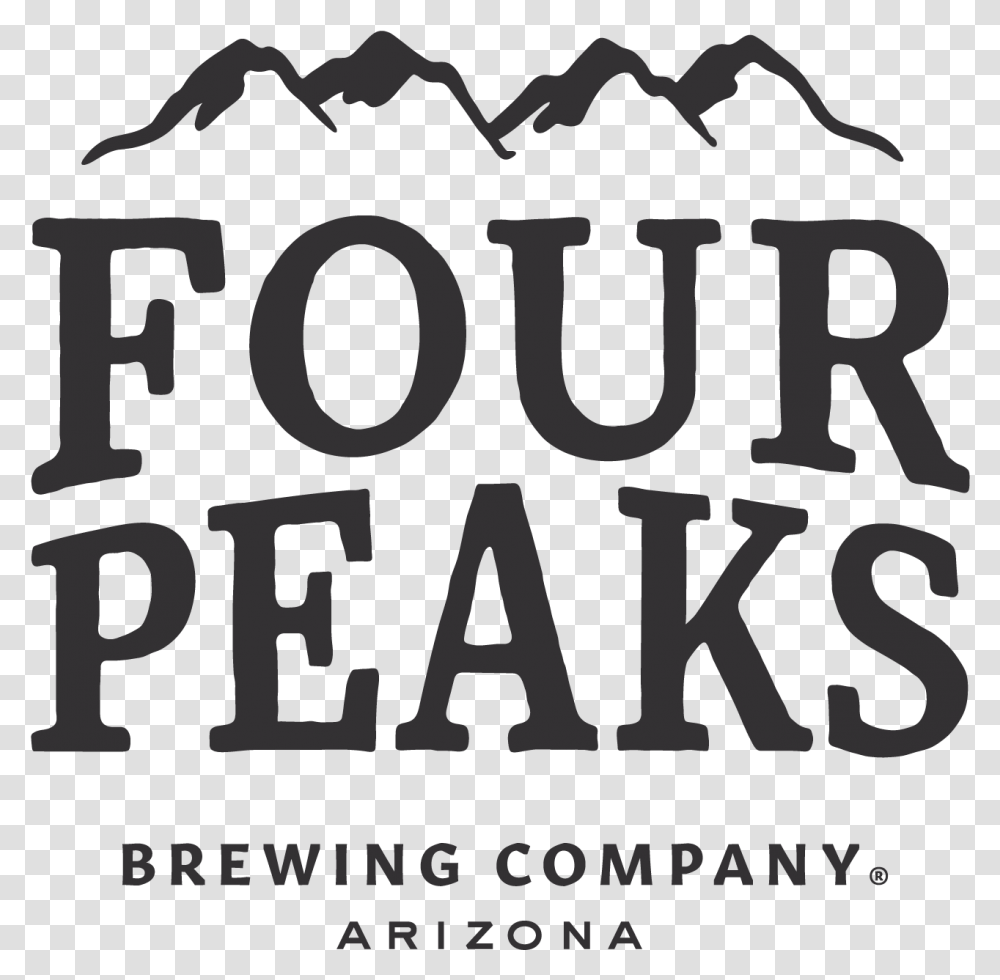 Four Peaks Stacked Logo Four Peaks Beer Logo, Alphabet, Poster, Word Transparent Png