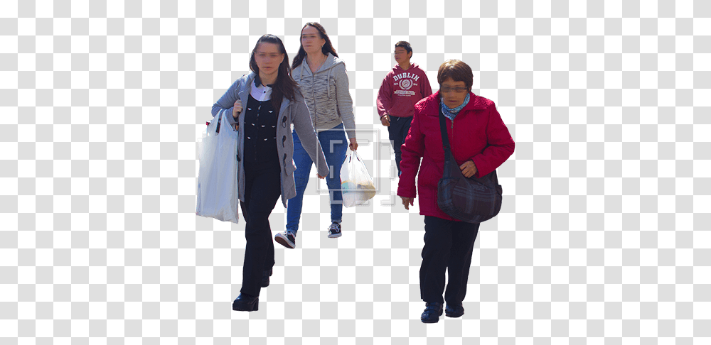 Four People Busy Shopping Day Immediate Entourage Shopping People, Clothing, Person, Long Sleeve, Pants Transparent Png