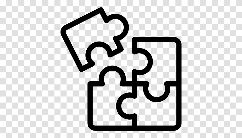 Four Pieces Puzzle Icon, Gray, World Of Warcraft Transparent Png