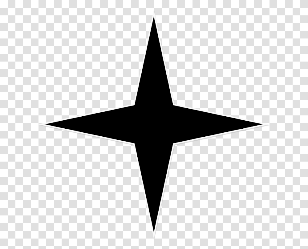 Four Pointed Star, Cross, Star Symbol Transparent Png