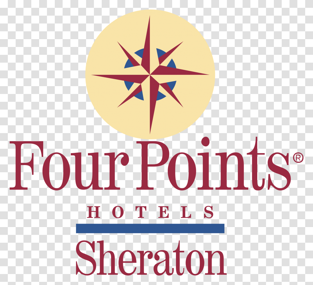 Four Points Hotels Sheraton Logo Four Points Sheraton Logos, Poster, Advertisement, Compass Transparent Png