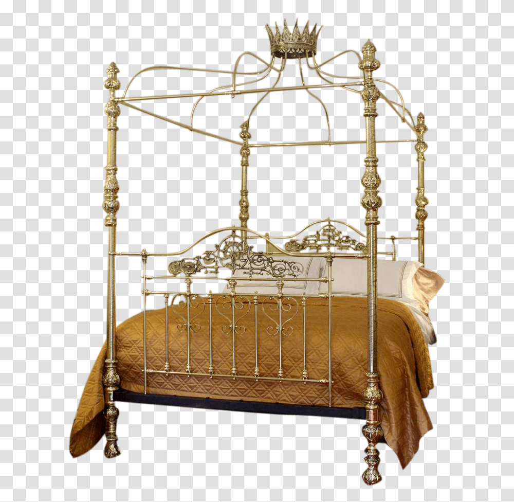Four Poster Bed Free Download Four Poster Bed, Furniture, Cradle, Crib Transparent Png