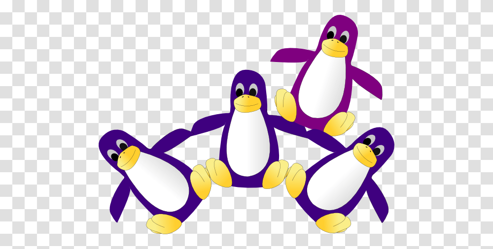 Four Purple Penguins Clip Art, Bird, Animal, Plush, Toy Transparent Png