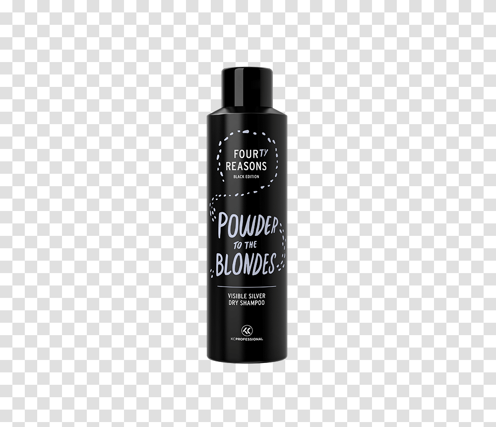 Four Reasons Black Edition Visiable Silver Dry Shampoo For Blonde, Shaker, Bottle, Aluminium, Tin Transparent Png