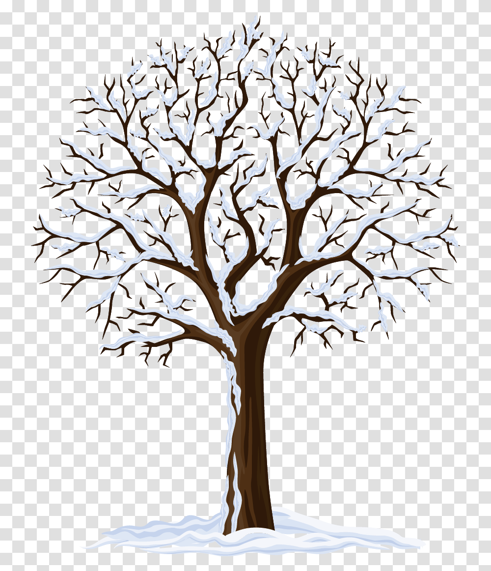 Four Seasons Hotels And Resorts Autumn Clip Art Apple Tree Winter Tree Vector, Plant, Tree Trunk, Wood, Vegetation Transparent Png