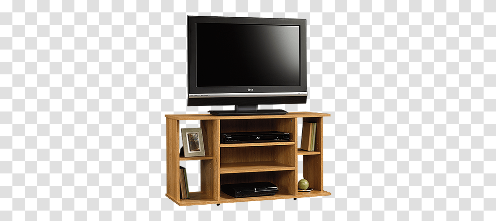 Four Shelf Casual Tv Stand In Medium Oak New Style Of Tv Rack, Entertainment Center, Electronics, Monitor, Screen Transparent Png