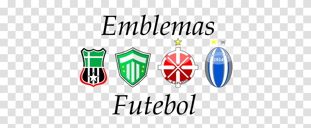 Four Soccer Emblems Vector Clip Art, Armor, Shield Transparent Png