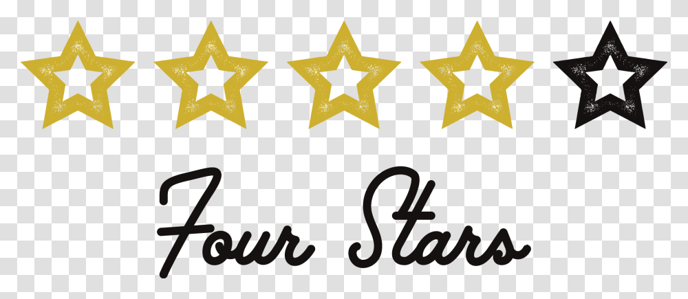 Four Stars Out Of Five Clipart Four Star Of Five, Star Symbol Transparent Png