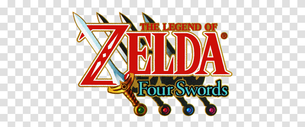 Four Swords Adventures Legend Of Zelda Four Swords Adventures Logo, Leisure Activities, Circus, Advertisement, Poster Transparent Png