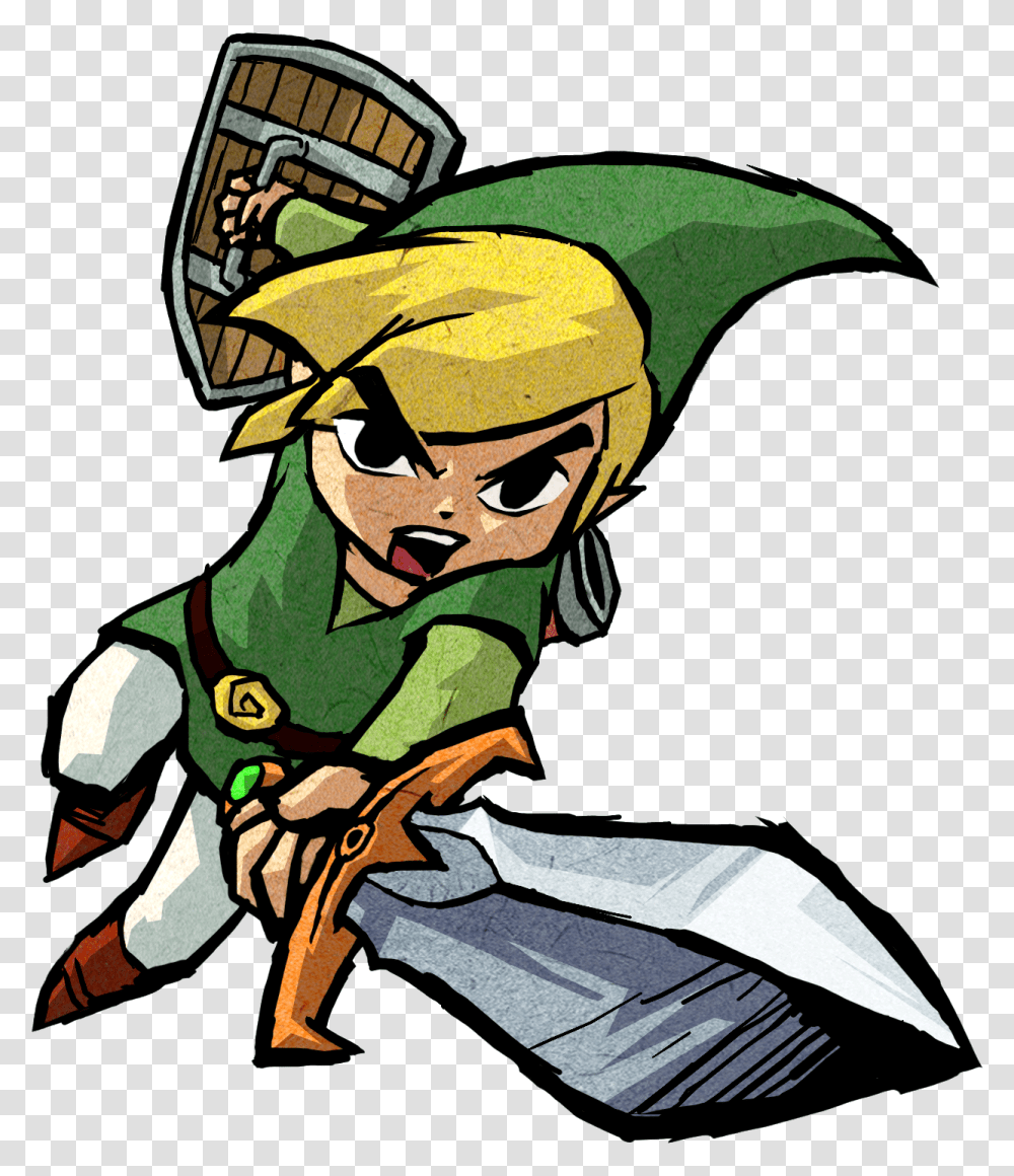 Four Swords Adventures Link, Person, Human, Pirate, Drawing Transparent Png
