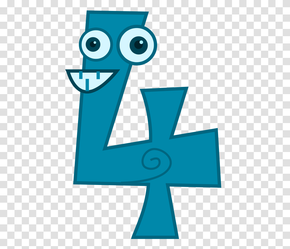 Four, Alphabet, Number Transparent Png