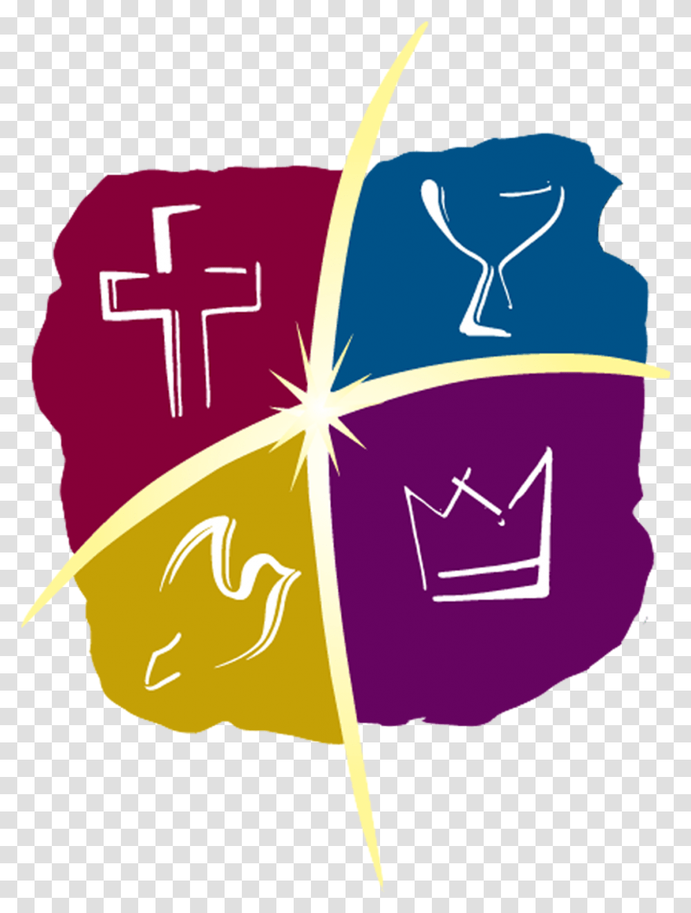 Foursquare Logos 4 Square Gospel Church, Symbol, Trademark, First Aid, Hand Transparent Png