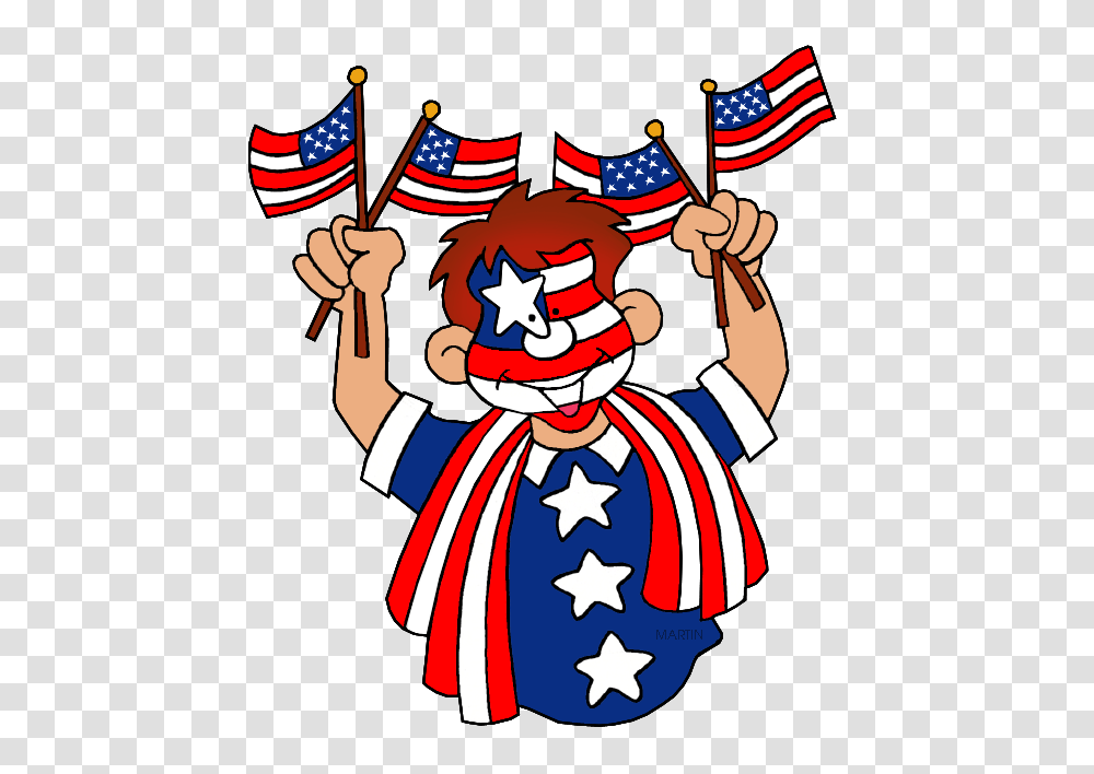 Fourth Of July Clip Art, Person, Human, Flag Transparent Png