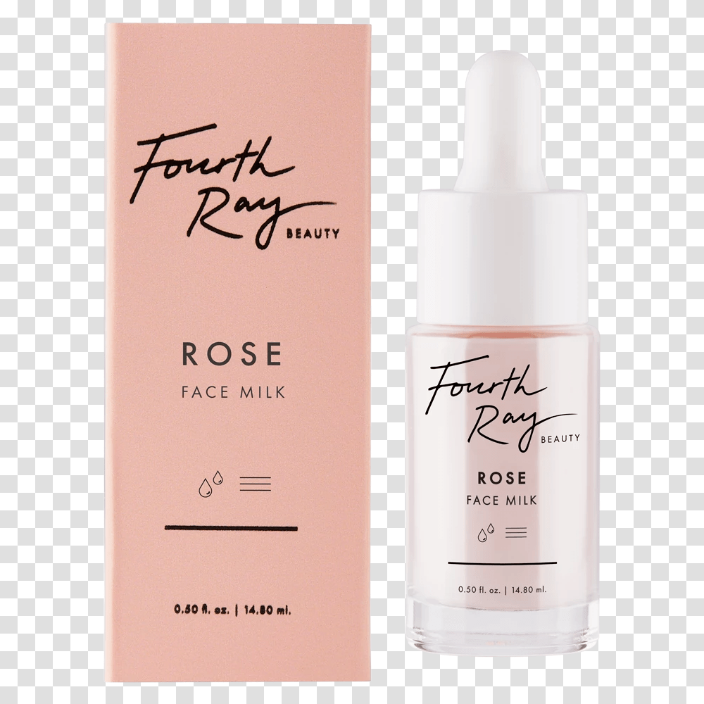 Fourth Ray Beauty Rose Milk, Cosmetics, Bottle, Face Makeup Transparent Png