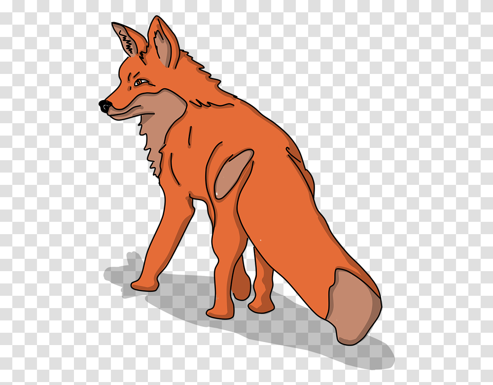 Fox Animal Animals Free Vector Graphic On Pixabay Wolfdog, Mammal, Red Fox, Canine, Wildlife Transparent Png