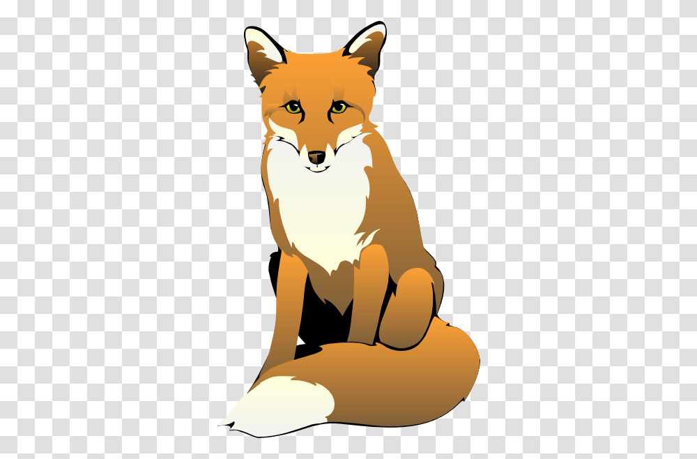 Fox Clip Art Black And White Fox Sitting Clip Art Foxy Fox, Red Fox, Canine, Wildlife, Mammal Transparent Png