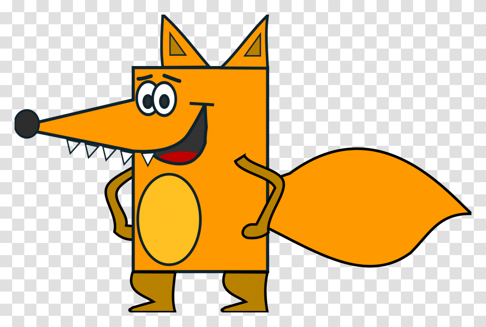 Fox Clip Art Image Black, Label, Apparel Transparent Png