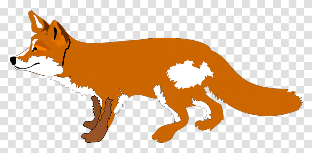 Fox Clipart Cartoon Fox, Wildlife, Mammal, Animal, Red Fox Transparent Png