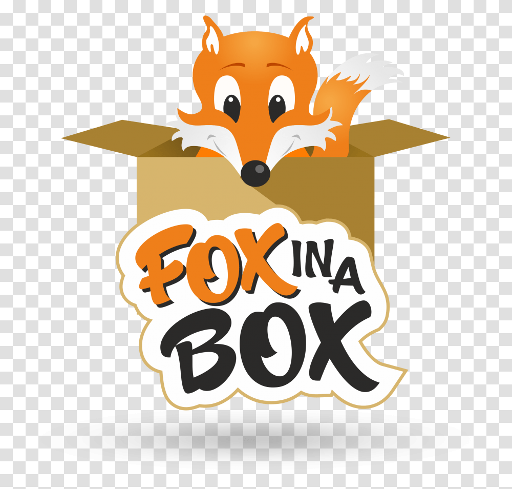 Fox Clipart Fox In Box Clipart, Label, Animal, Mammal Transparent Png