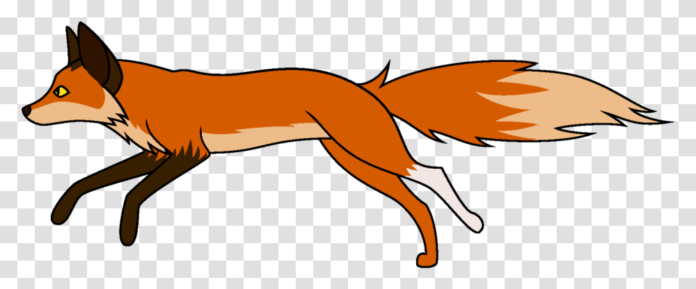 Fox Clipart Running Fox Running Clipart, Animal, Mammal, Wildlife, Bird Transparent Png