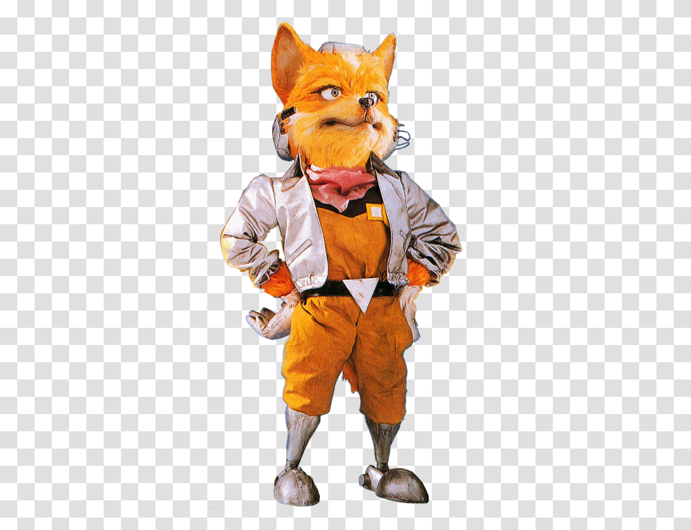 Fox From Star Fox The Video Game Art Archive Support Star Fox Snes, Person, Human, Mascot Transparent Png