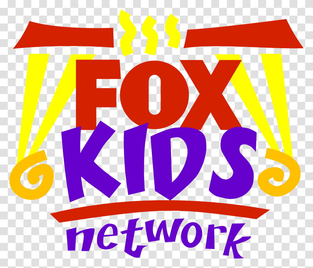 Fox Kids Logo, Poster, Advertisement, Flyer Transparent Png
