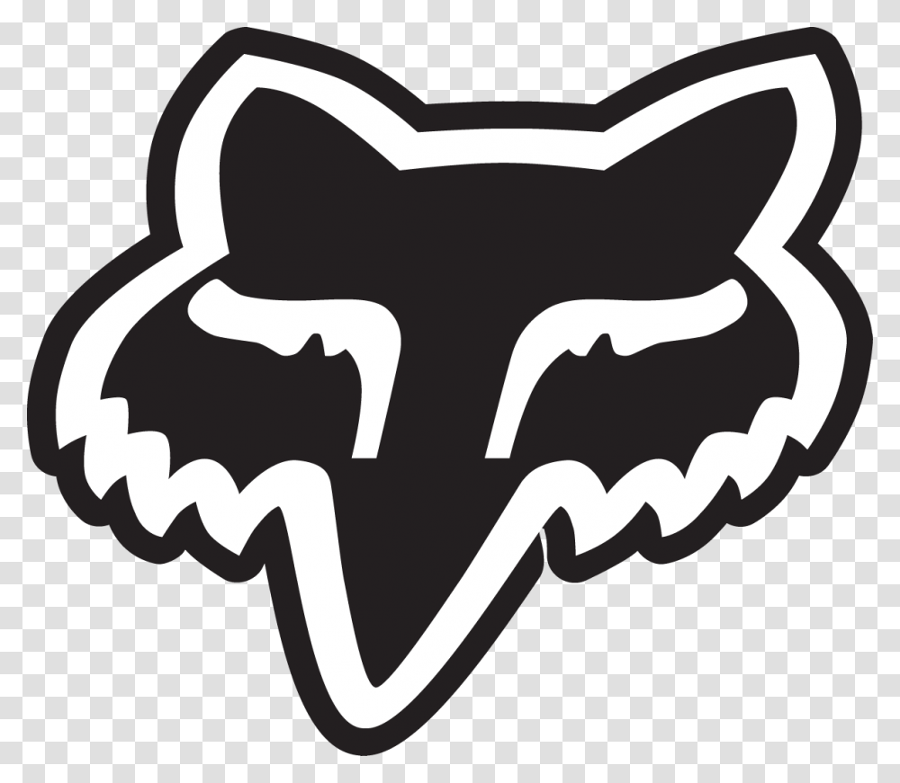 Fox Logo Logo Fox Racing Motocross, Label, Stencil Transparent Png