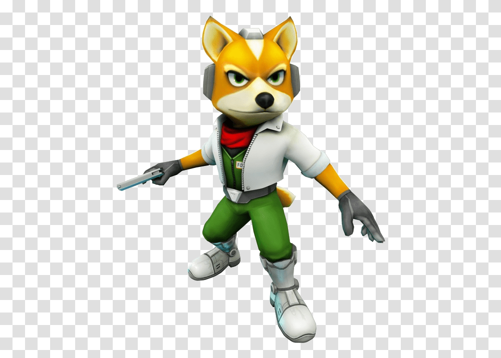Fox Mccloud Star Fox 64 3d, Figurine, Toy, Person, Human Transparent Png