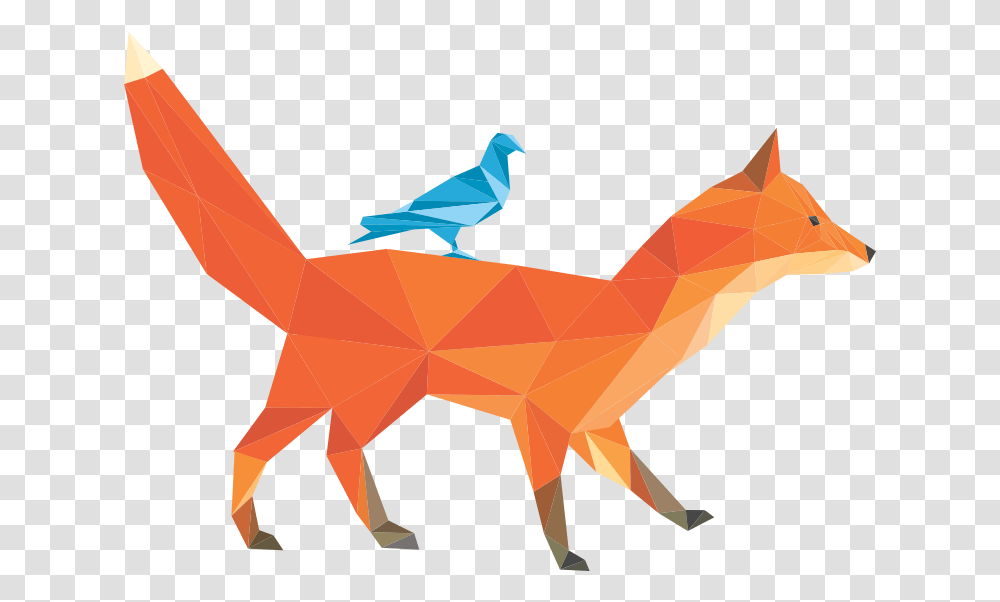 Fox Origami, Animal, Art, Paper, Bird Transparent Png