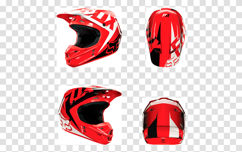Fox Racing Helmets Red, Apparel, Crash Helmet, Lifejacket Transparent Png
