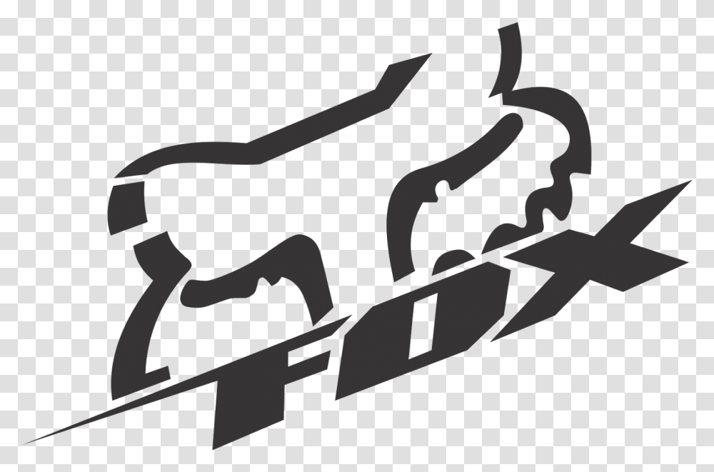 Fox Racing Logo Motocross Decal Fox Racing Logo, Weapon, Blade, Statue, Sculpture Transparent Png