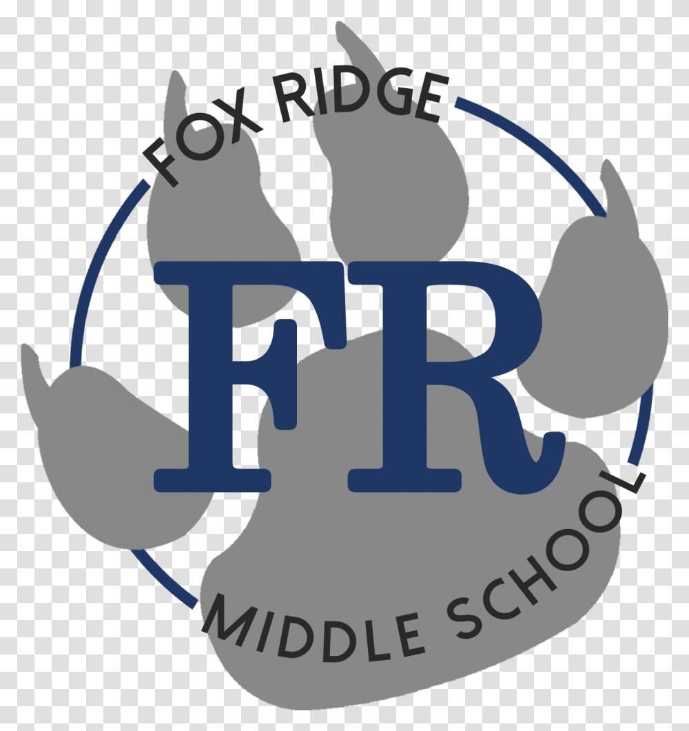 Fox Ridge Middle School Clipart Download, Hand, Stencil Transparent Png