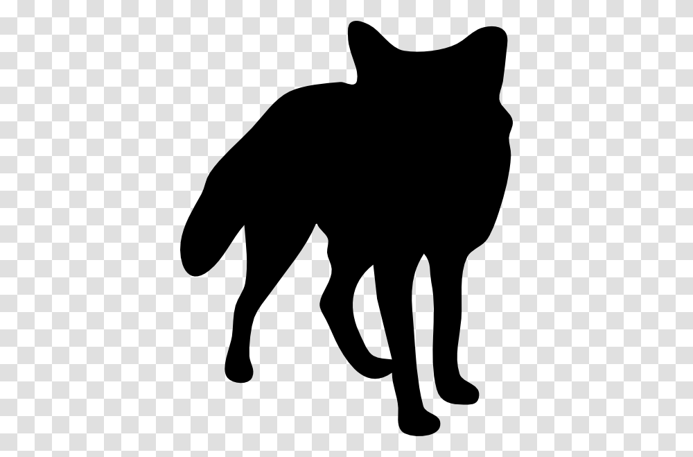 Fox Silhouette Clip Art, Stencil, Mammal, Animal Transparent Png