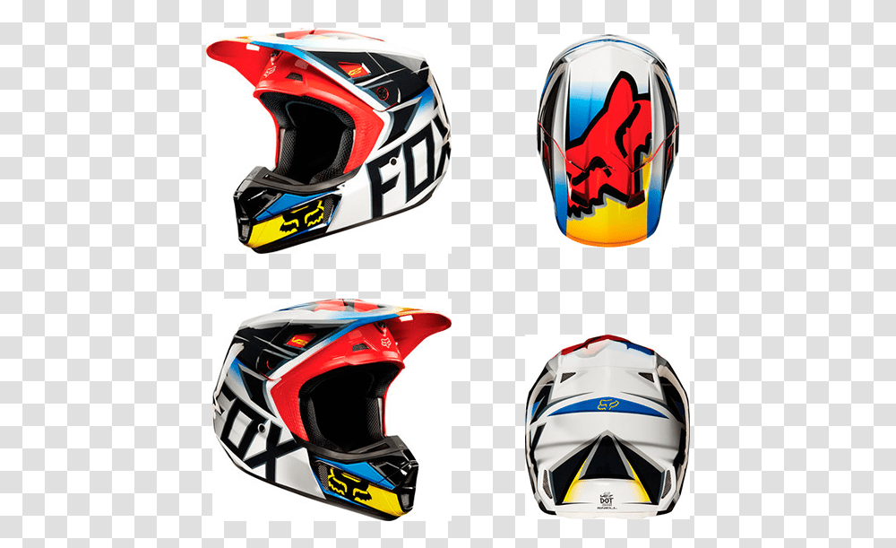 Fox V2 Helmets, Apparel, Crash Helmet, Soccer Ball Transparent Png