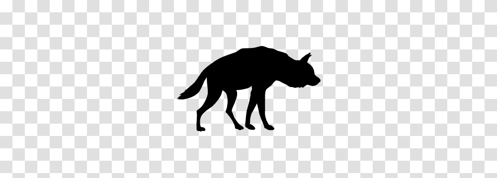 Fox With Short Tail Sticker, Silhouette, Dog, Pet, Canine Transparent Png