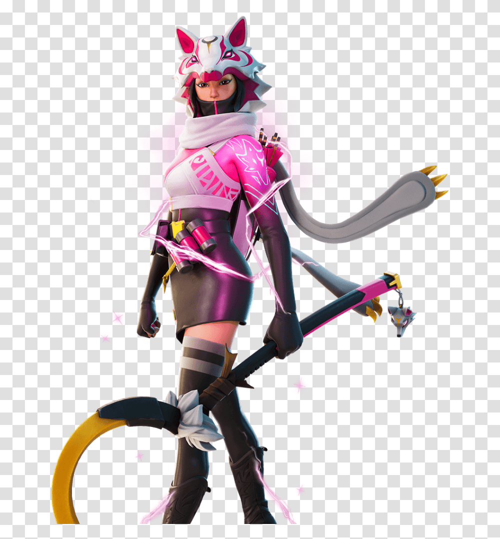 Foxbow Quiver Vi Outfit Fortnite, Comics, Book, Toy, Person Transparent Png
