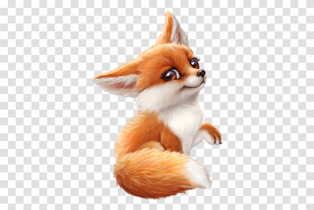 Foxes Fox Cute Animals Drawing, Chicken, Poultry, Fowl, Bird Transparent Png