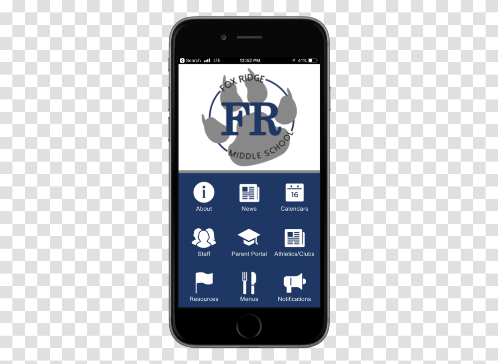 Foxridge Middle School, Mobile Phone, Electronics, Cell Phone, Iphone Transparent Png