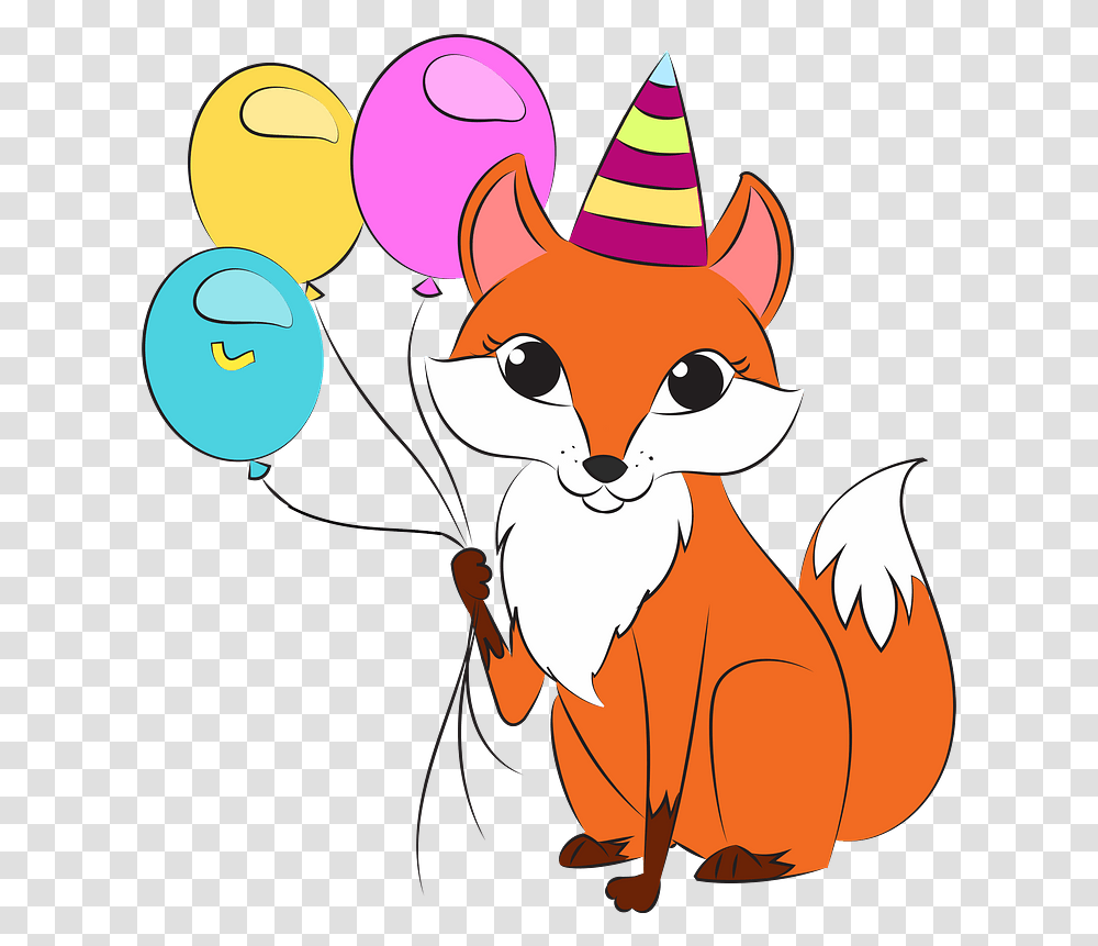 Foxs Birthday Clipart Cartoon, Clothing, Apparel, Mammal, Animal Transparent Png