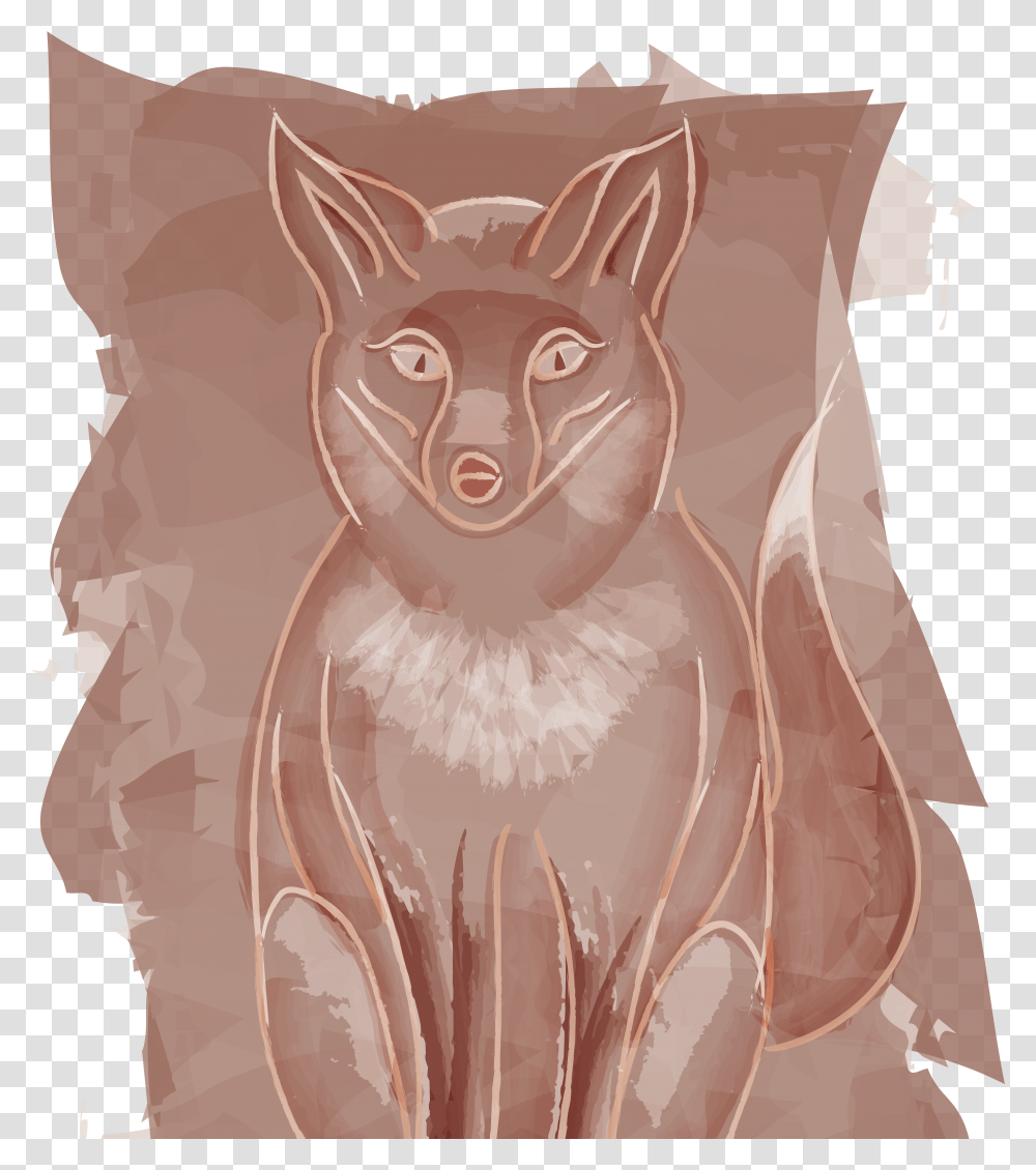 Foxsmaller, Painting, Mammal, Animal Transparent Png