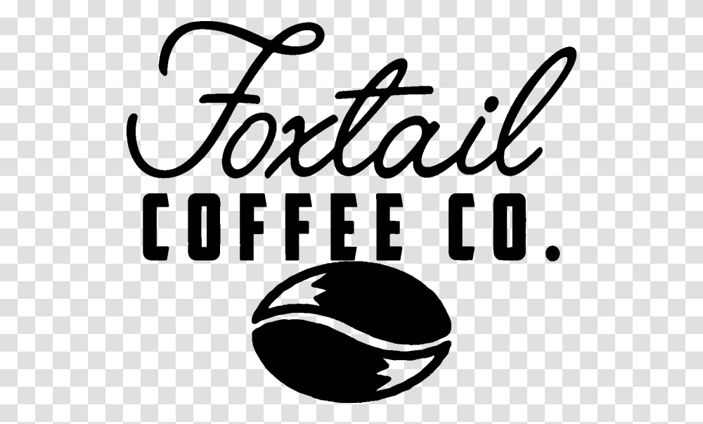 Foxtail Coffee Logo Orlando F, Label, Handwriting, Sticker Transparent Png